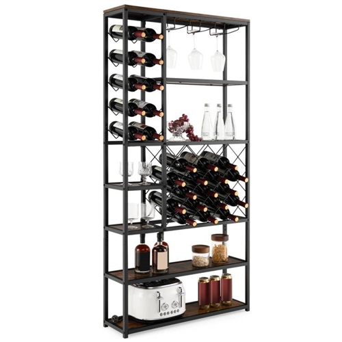 Heavy Duty Industrial 6 Tier Wine Rack Storage Shelf | FastFurnishings.com