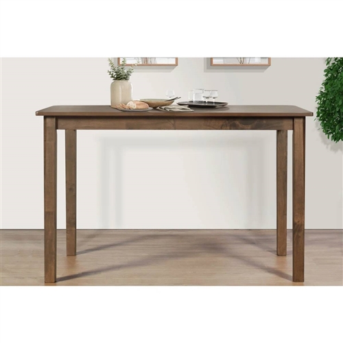 Rectangular 47 x 29 inch Dining Table in Brown Wood Finish ...
