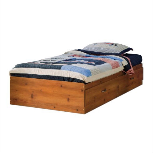 Twin Size Platform Bed Daybed With, Pine Platform Bed Frame Twin